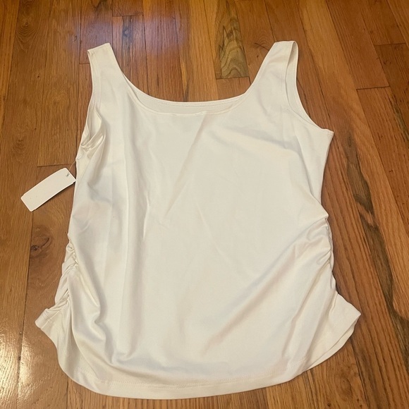 Nwt Fox’s White Tank Top Size Medium - Picture 5 of 6